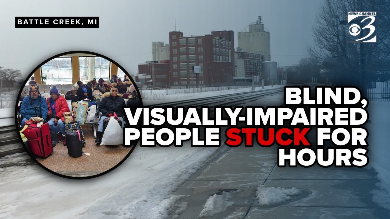 Blind campers stranded for hours at a West Michigan Amtrak station