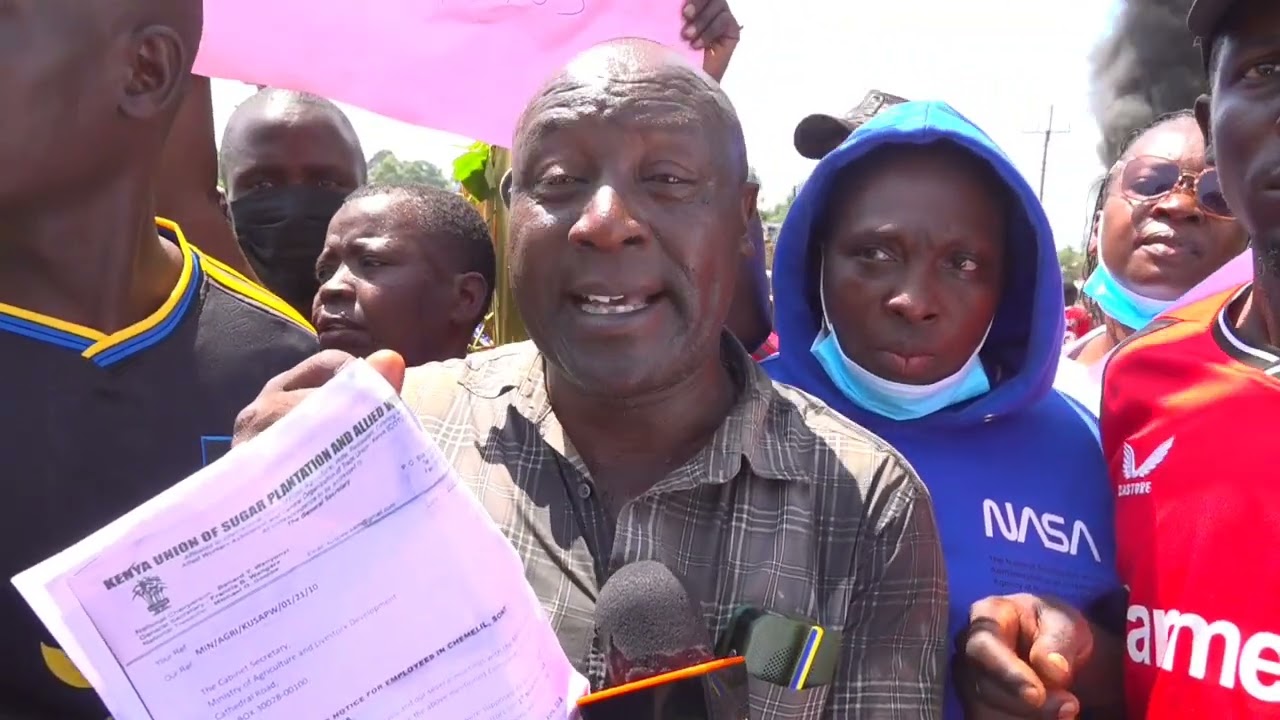 Wafanyakazi wa Nzoia wakabiliana na Maafisa wa Polisi Nzoia