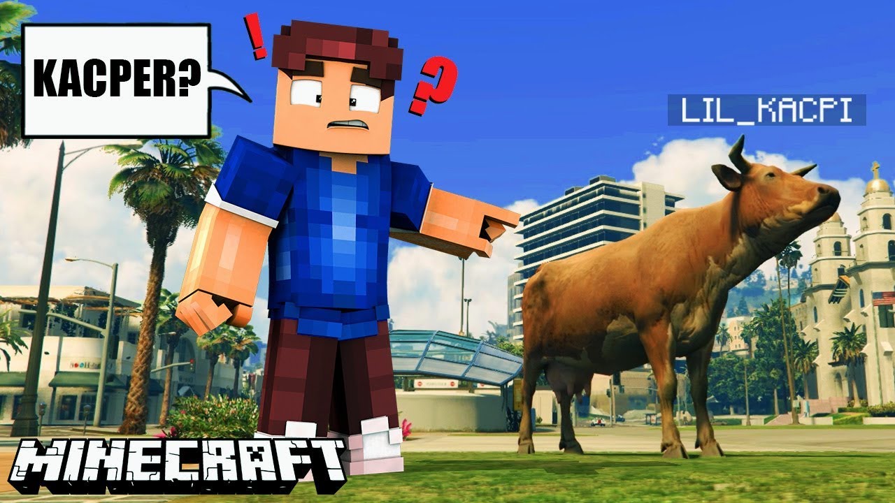 MÓJ SYN JEST KROWĄ W GTA5?! *Musisz to zobaczyć!* MINECRAFT RODZINKA