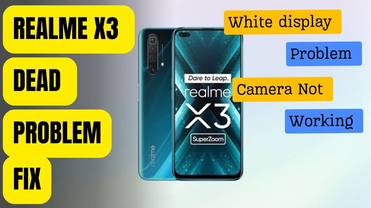 Realme x3 Dead Solution | Realme x3 | Realme x3 White Display Fix