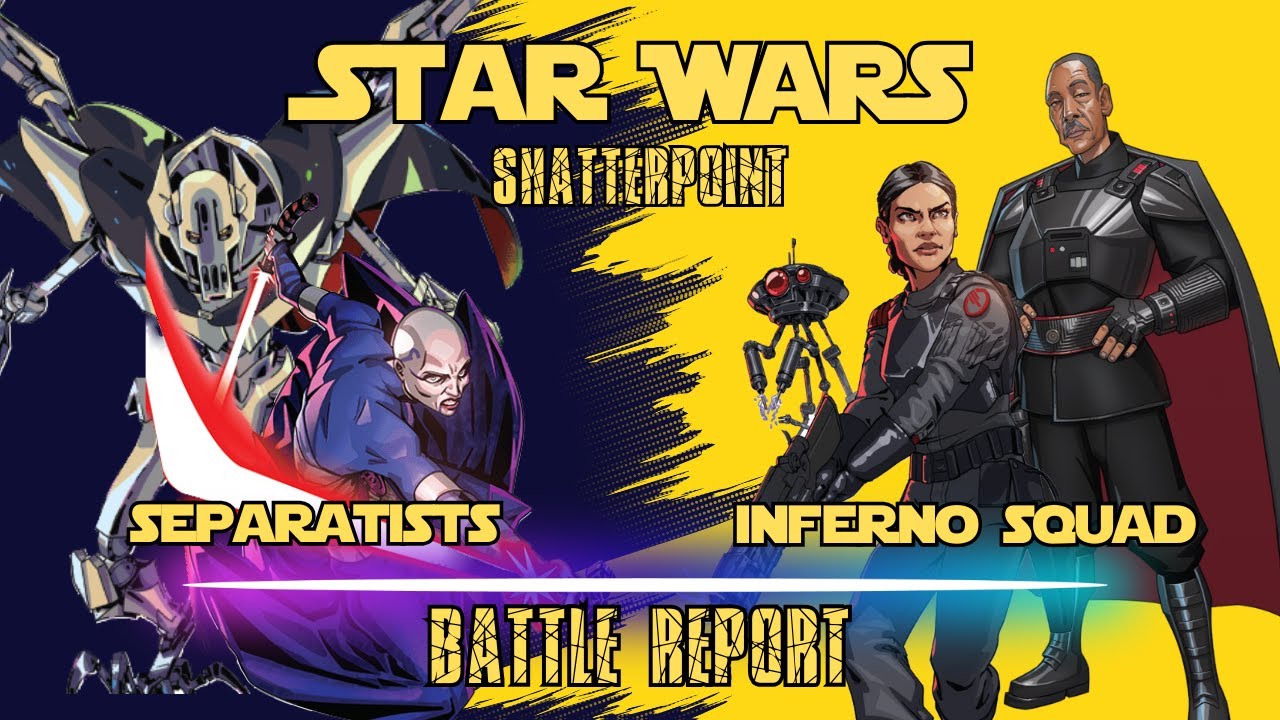 Star Wars Shatterpoint Battle Report Inferno Squad vs Separatist Army S03E24