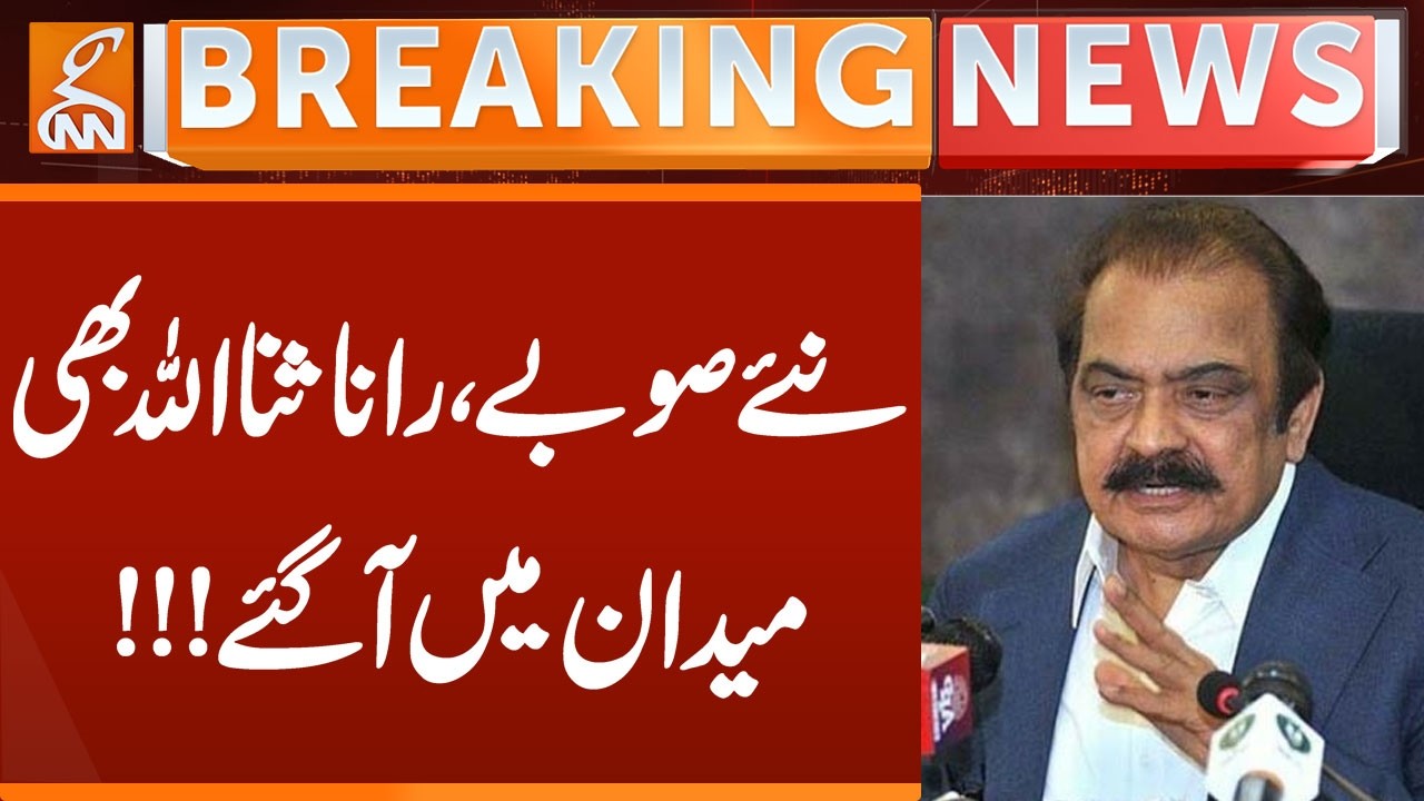 Rana Sanaullah's Important Media Talk | Breaking News | GNN