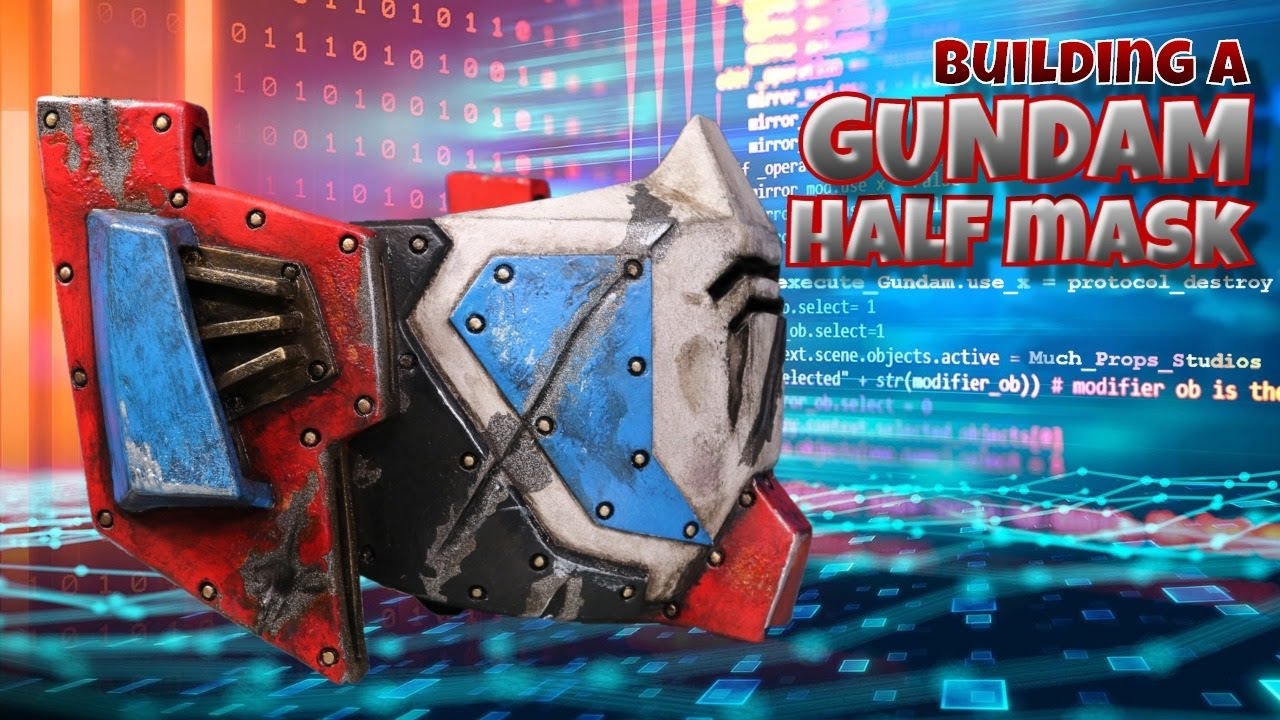 Building a Gundam Half Mask