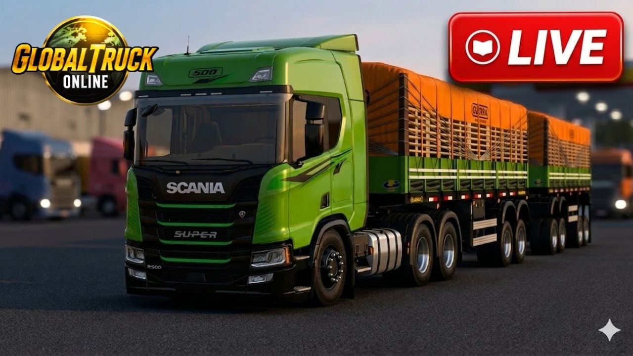 🌙LIVE Madrugada na Estrada Global Truck Online ! #live #gaming #livepix