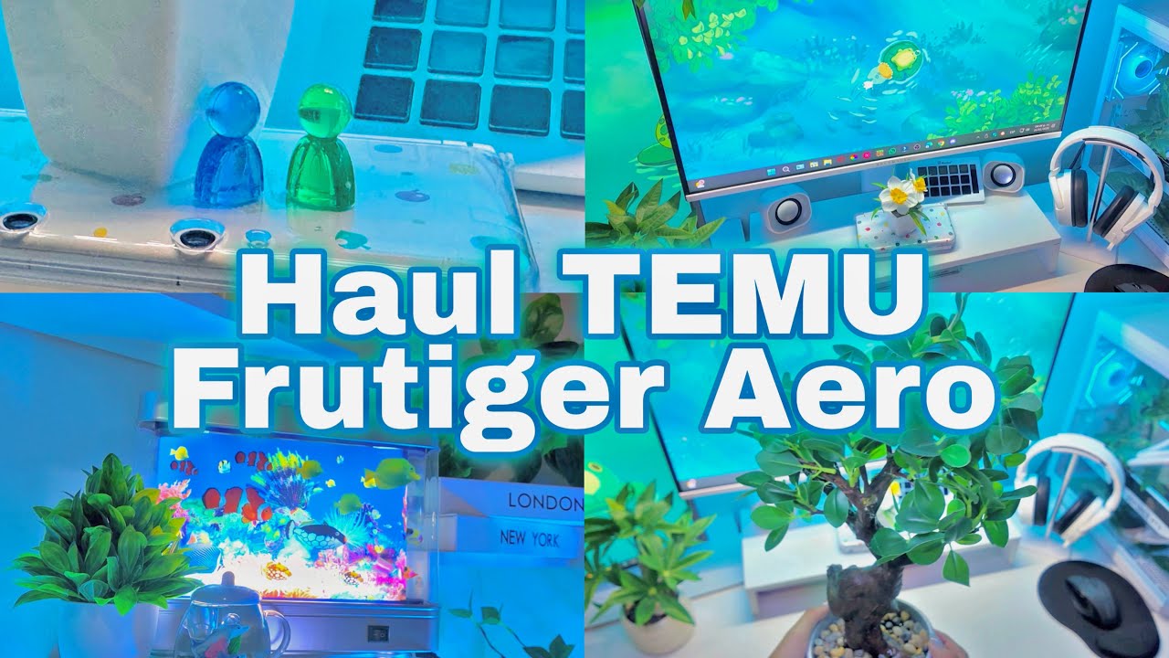 HAUL TEMU DECORACIÓN PARA HABITACIÓN FRUTIGER AERO 🌱🫧