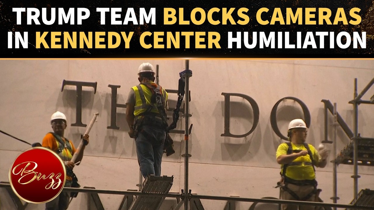 Trump's 3AM SECRET COVER As Name RIPPED Off Kennedy Center; Humiliating Removal Hidden Behind Tarps