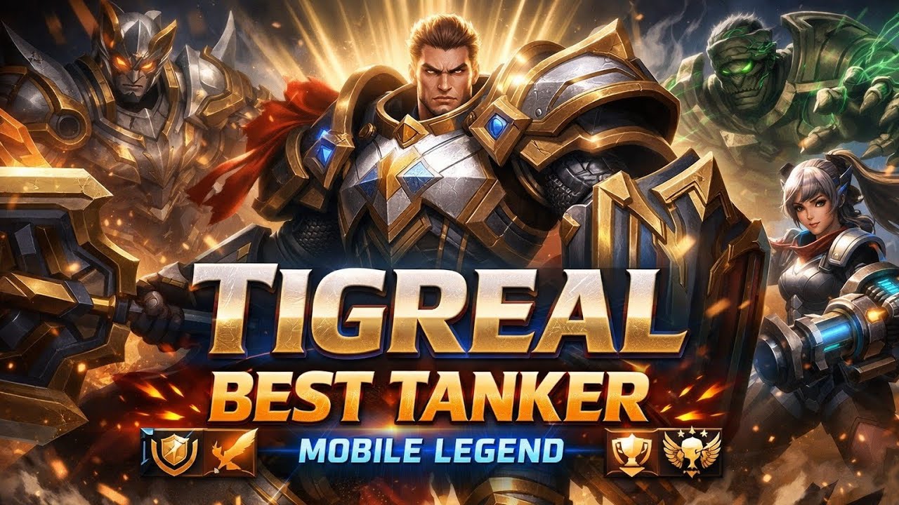 TIGREAL BEST TANKER 2026 | BEST BUILD TOP 1 GLOBAL TIGREAL | BEST GAMEPLAY TIGREAL | MLBB