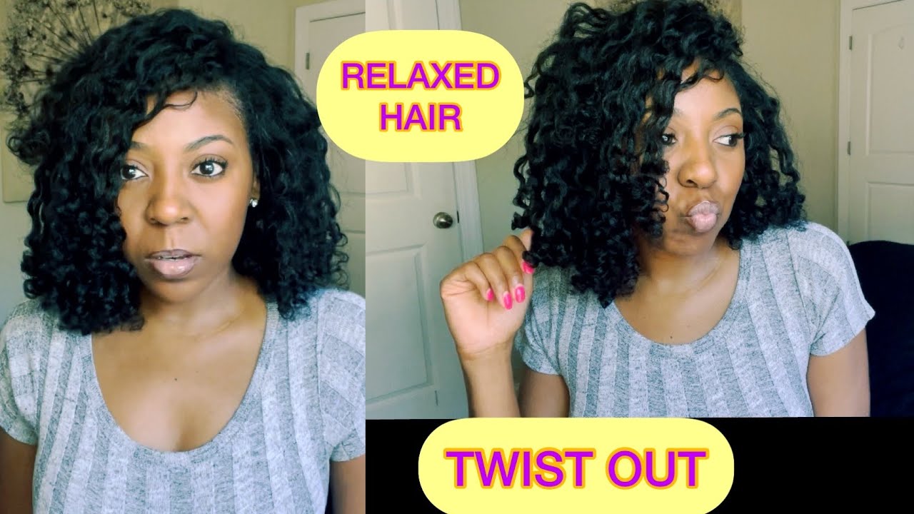 EASY TWIST OUT ON RELAXED HAIR | LOW MANIPULATION STYLES