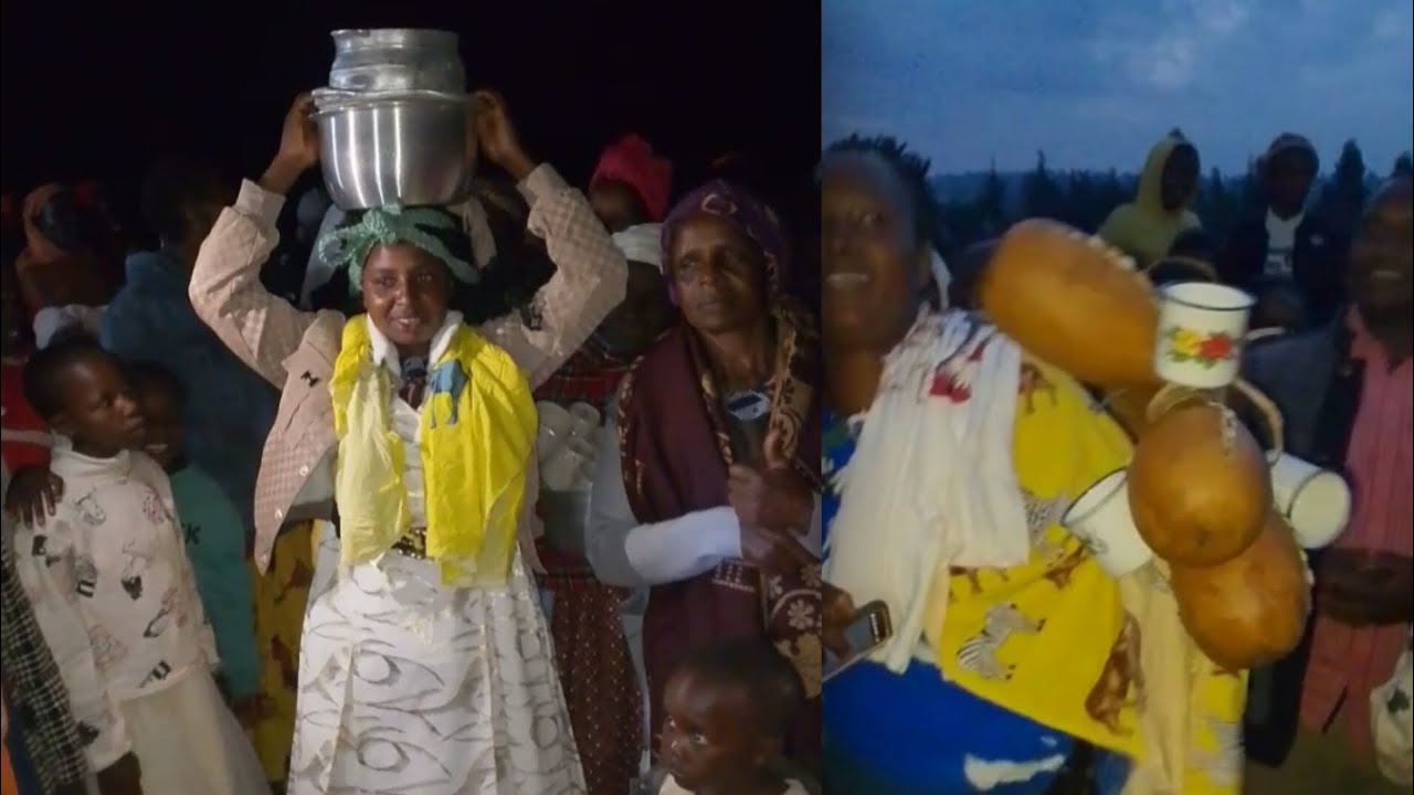Kalenjin songs during the village gifts exchange Celebrations 🥹