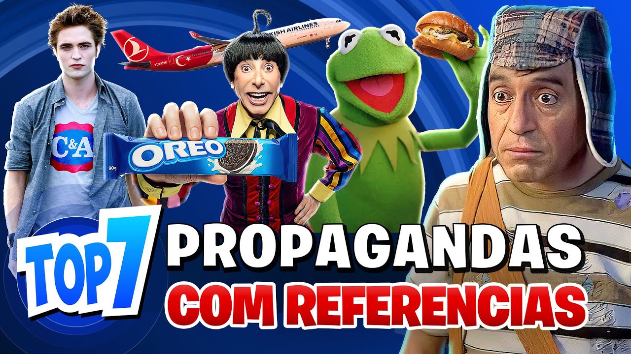 TOP 7 REFERÊNCIAS DA CULTURA POP EM PROPAGANDAS PARTE 2 | QMQ