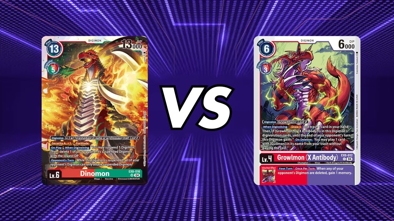 Dinomon VS MegiPollos {Digimon TCG - BT21-EX9} (DCGO)