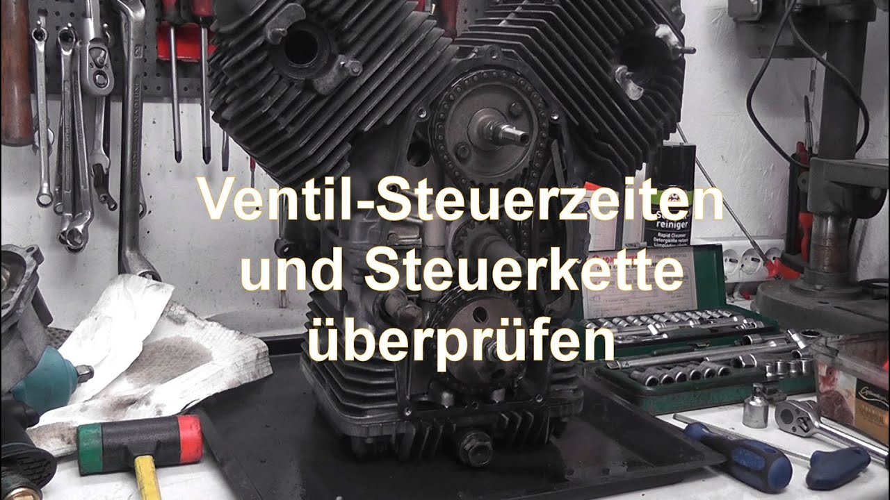 Ventil-Steuerzeiten und Steuerkette überprüfen