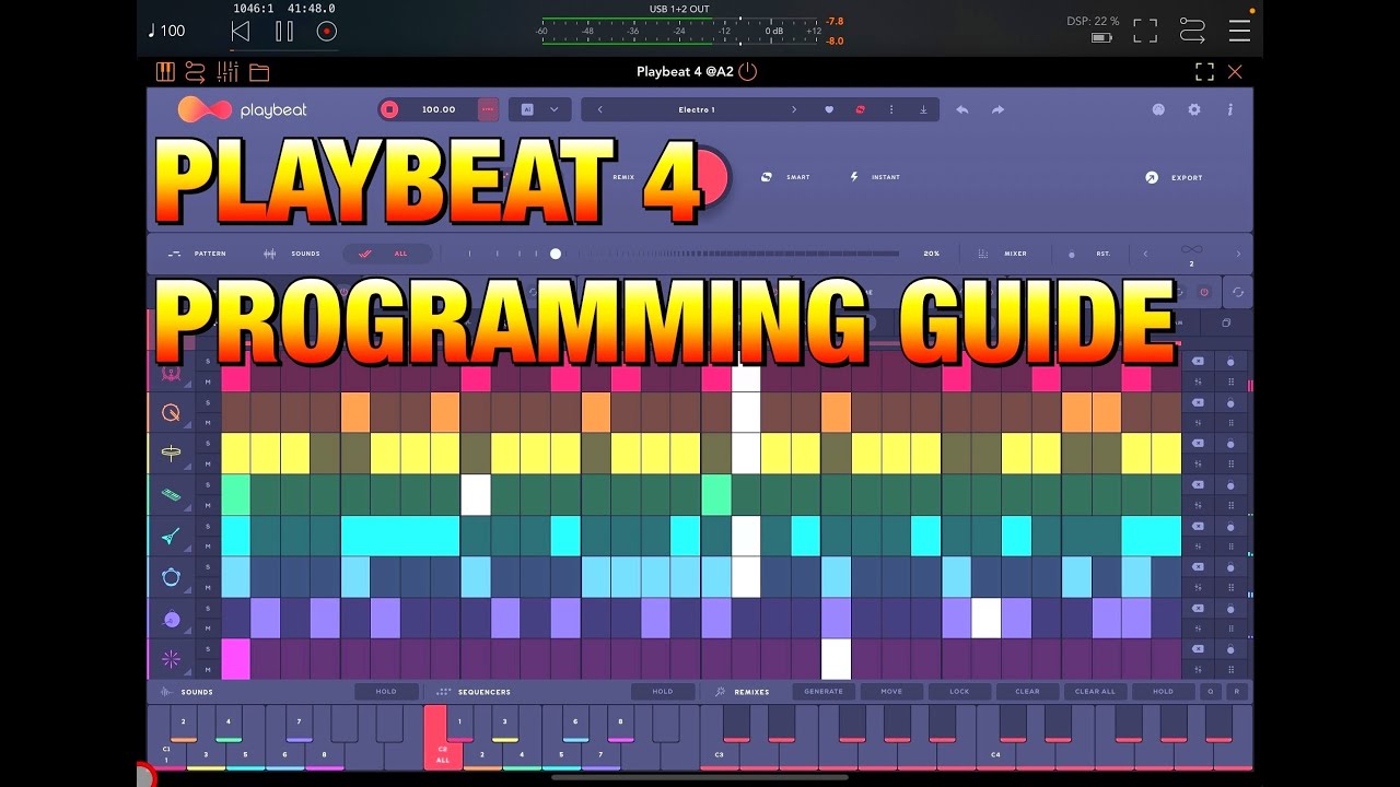 PLAYBEAT 4 - How to Program Your Own Patterns with Your Own Samples - iPad