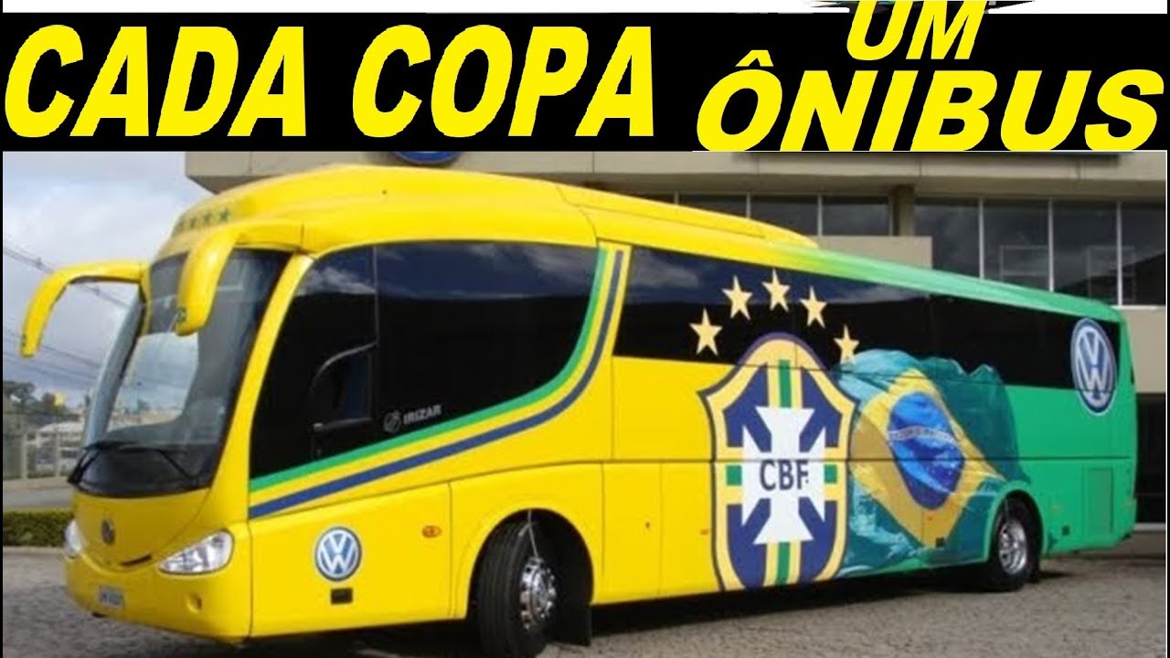 ÔNIBUS da Copa do Mundo e da seleção brasileira
