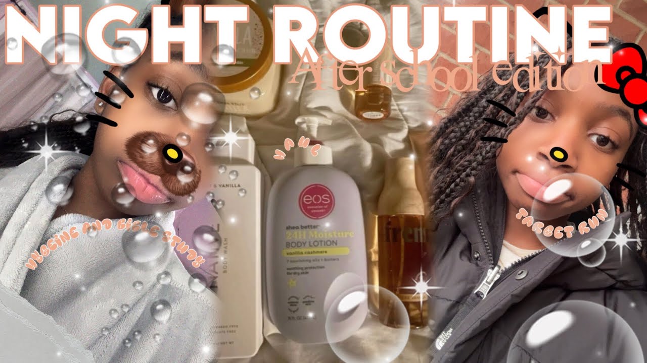 Night routine| after school edition| Target run and etc!🫧❄️🤍