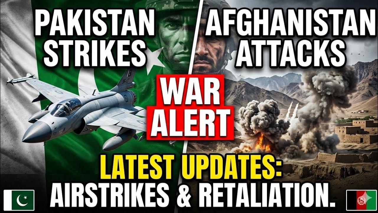 Breaking/Urgent: PAKISTAN VS AFGHANISTAN: Open War Declared! 🇵🇰🇦🇫 (Latest Strikes)