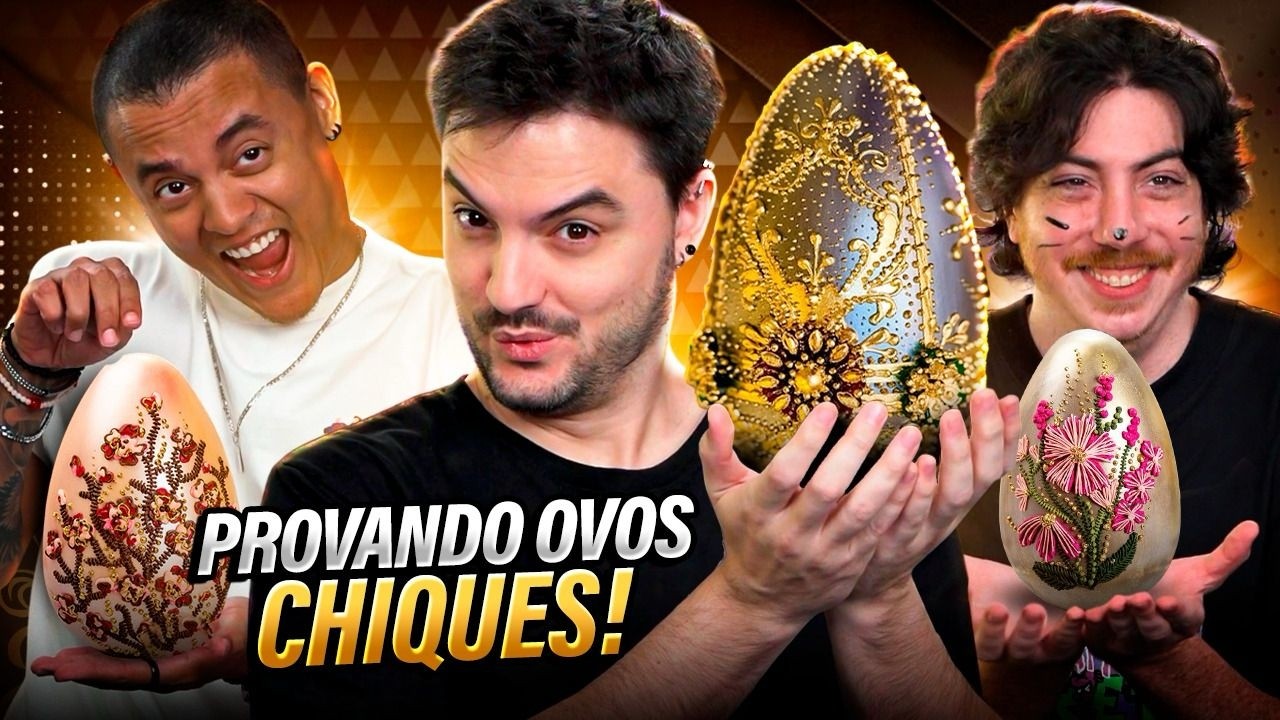 ABRINDO OVOS DE PÁSCOA CHIQUES
