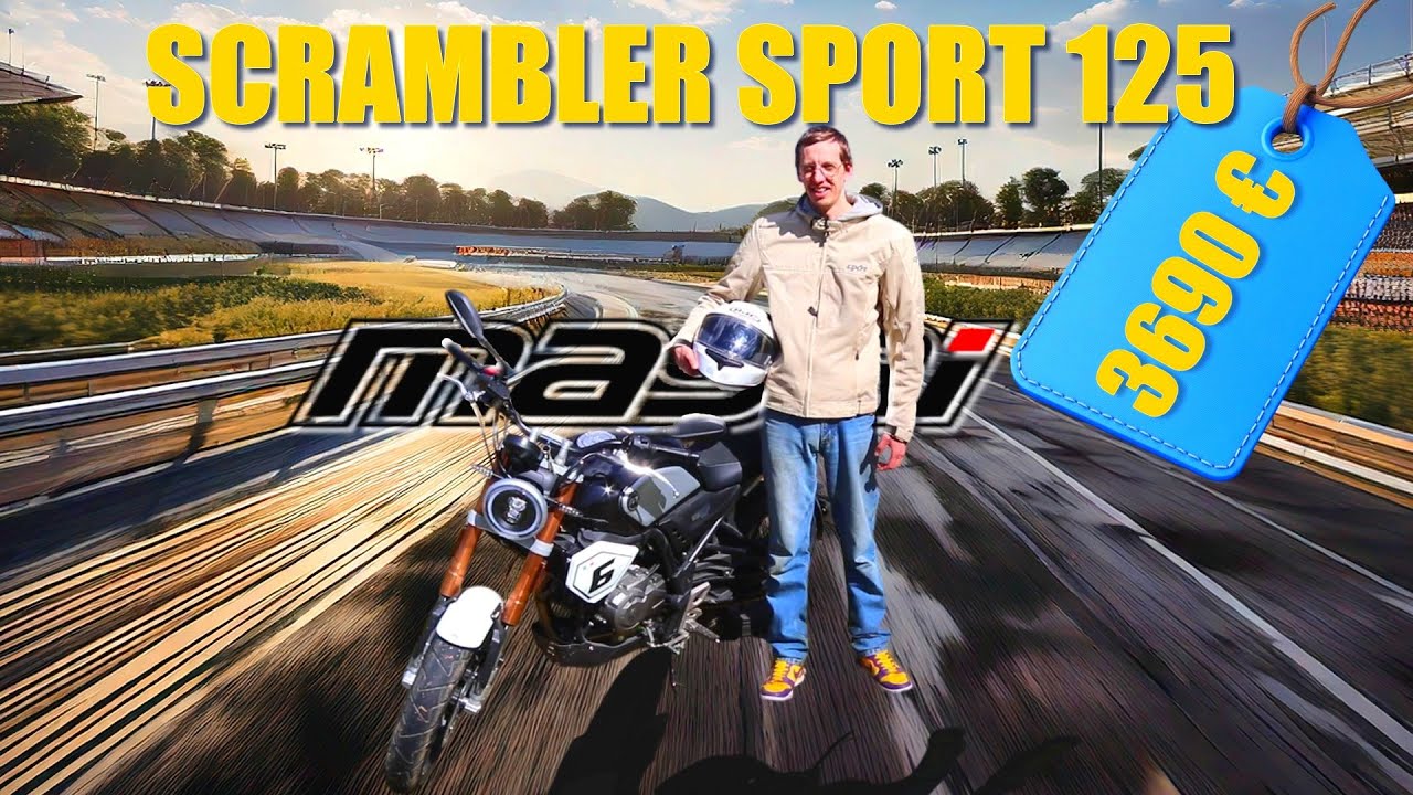 LA MEILLEURE 125 ⁉️ MASAI SCRAMBLER SPORT