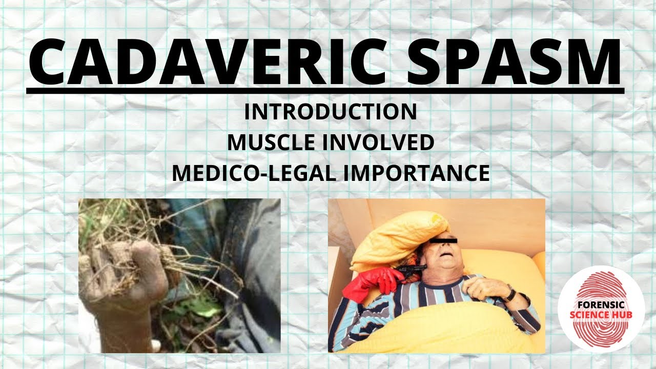 Cadaveric spasm | Forensic Medicine  | Medico-legal importance | UGC NET Forensic science