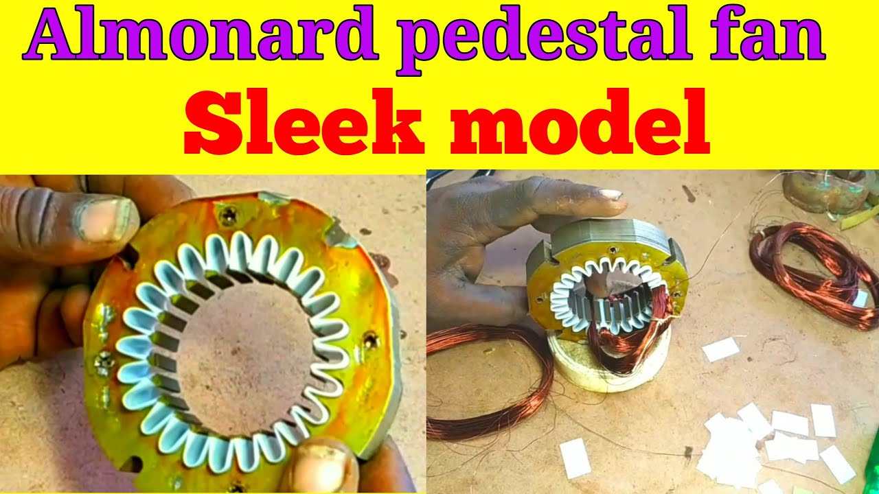 almonard sleek pedestal fan winding / hispeed pedestal fan winding/ wall fan winding/