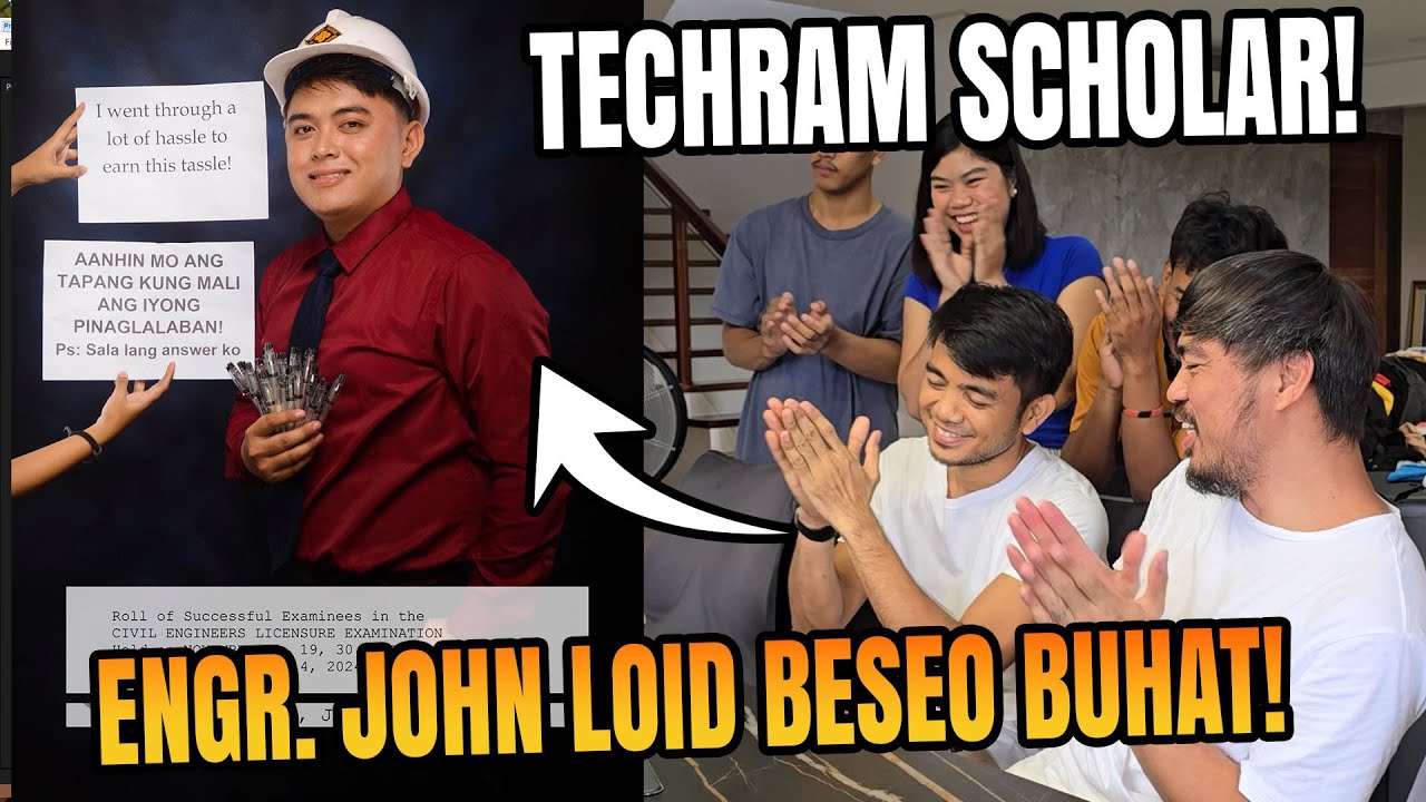 MAY ENGINEER NA PO TAYO! CONGRATULATION SA ATING TECHRAM SCHOLAR! Engr. John Loid Beseo Buhat!