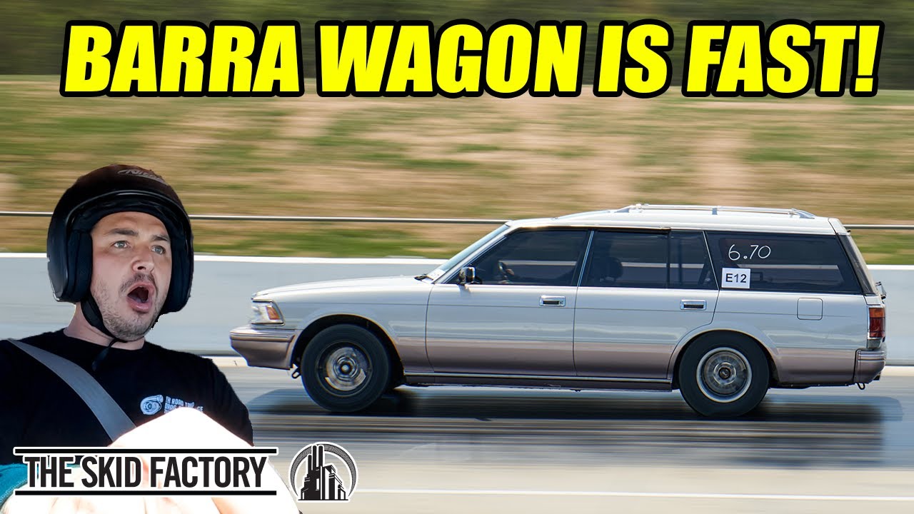 Racing the Barra Powered Crown at Drag Challenge DAY 1