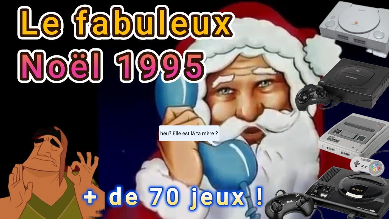Noel en 1995 au niveau jeux vidéos ,ça donnait quoi ?