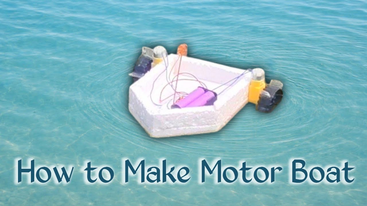How to Make Motor Boat | DIY Science Project 🚤