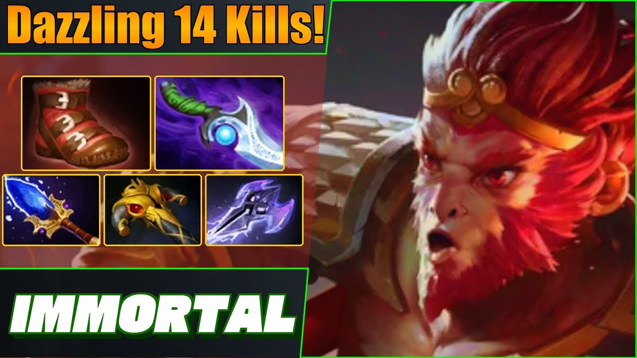 Immortal Monkey King Off Lane 🛡️ Insane 14 Kills! Dota 2 DotaPulse Highlight Gameplay