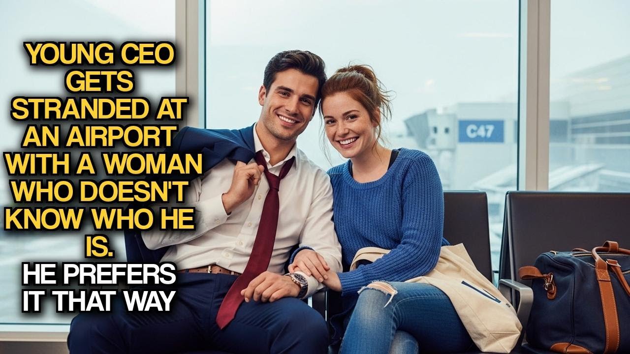 Young CEO Gets Stranded at an Airport with Woman Who Doesn't Know Who He Is. He Prefers It That Way