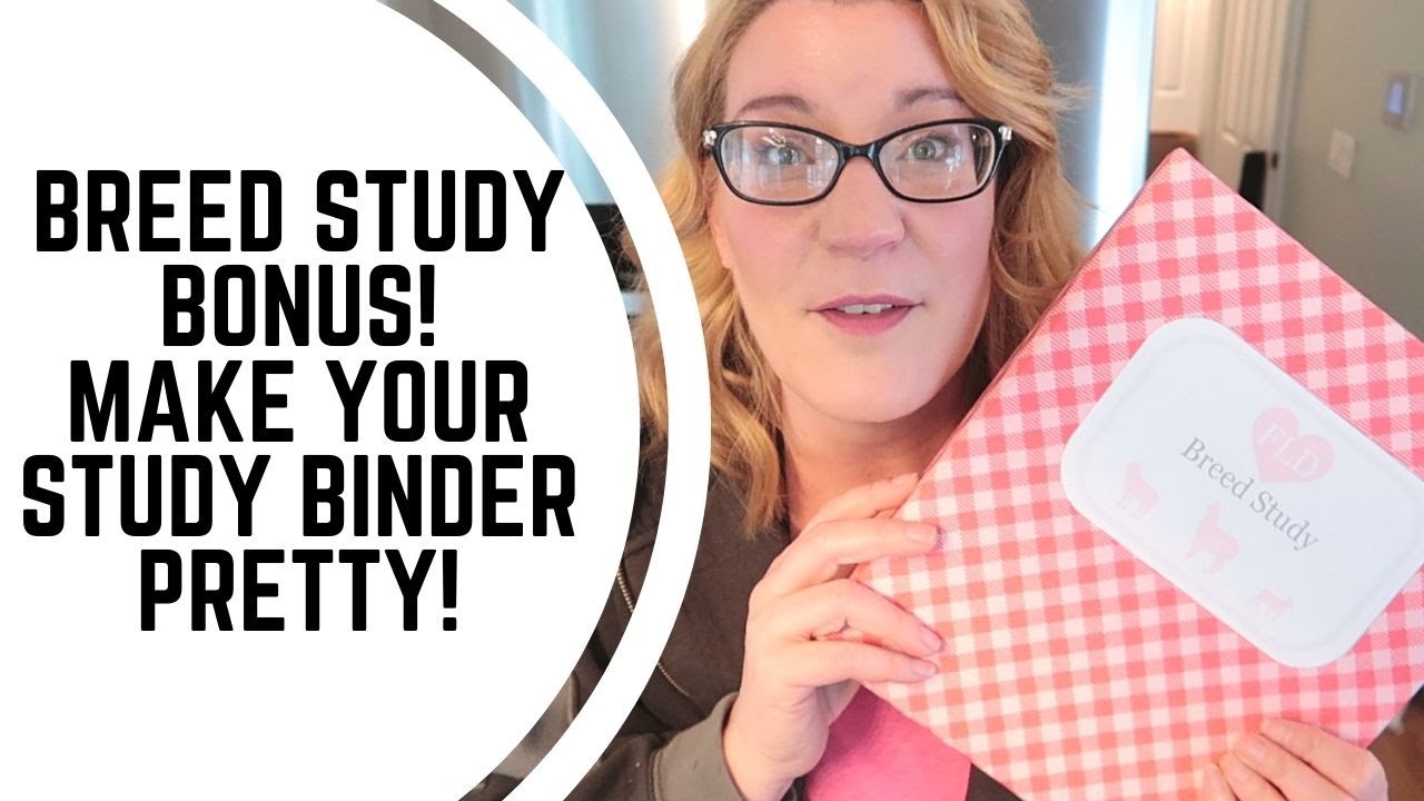 Binder Makeover-$ Binder to Beautiful for Breed Study or School!
