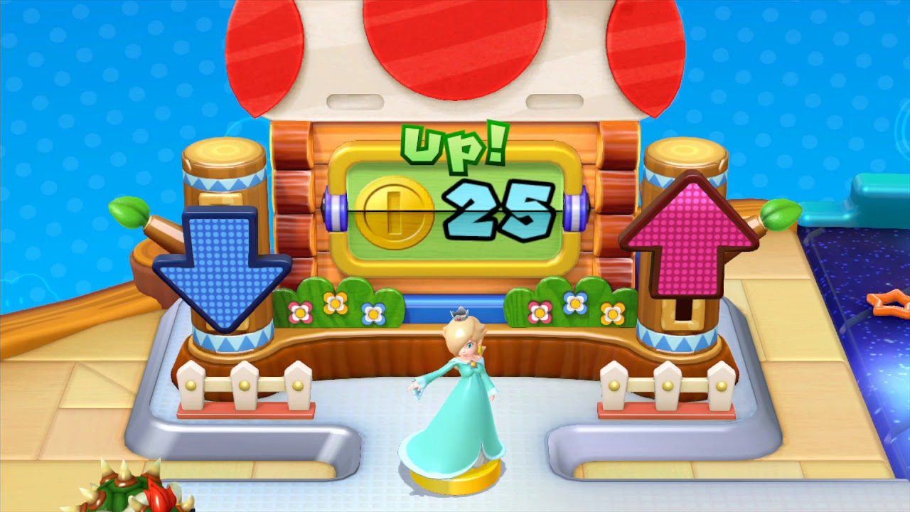 Mario Party 10 - Custom amiibo Board (Bowser, DK,Rosalina & Yoshi) - 2 Player