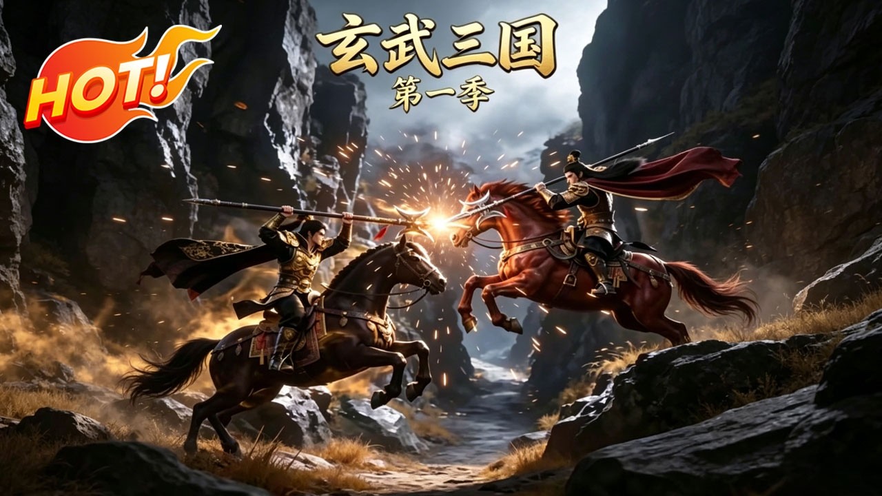 ⚡【新番速递】《玄武三国（第一季）》魂穿汉末黄巾乱世，林玄觉醒无双霸体，持裂山戟斩董卓吕布，一统四州却遭曹操行刺！！#穿越 #战斗 #逆袭 #漫剧 #爱看动漫