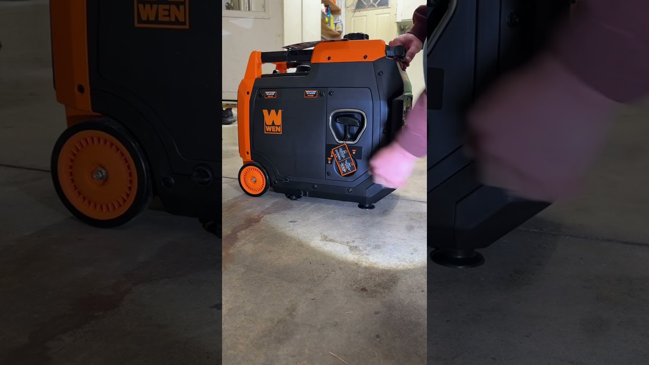 WEN 4800 single fuel generator. First start.