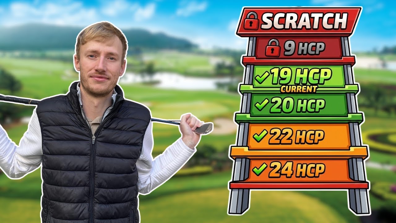 The worlds most optimistic 19 hcp golfer tries to break 90 on his road to scratch!