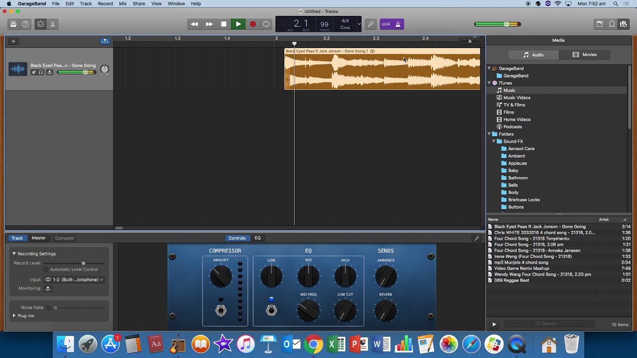 Beatmatching in Garageband