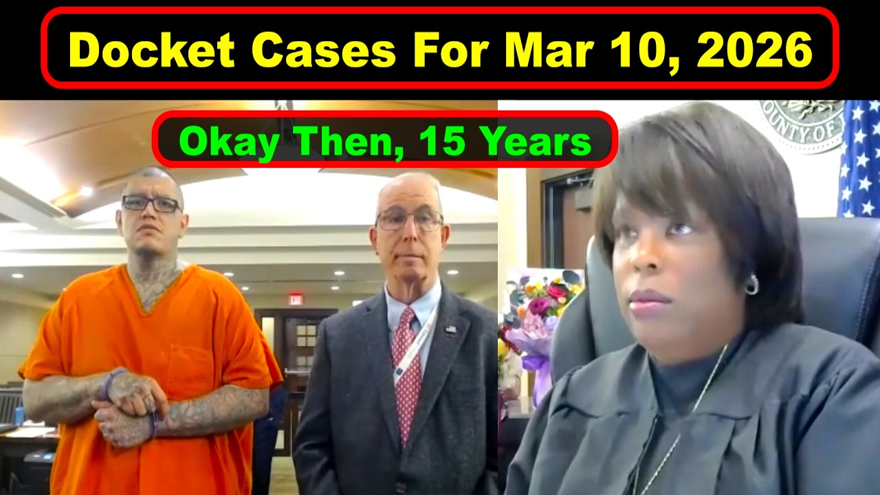 Judge Boyd's Docket From Mar 10th,  2026  - Vikky's Court Watch