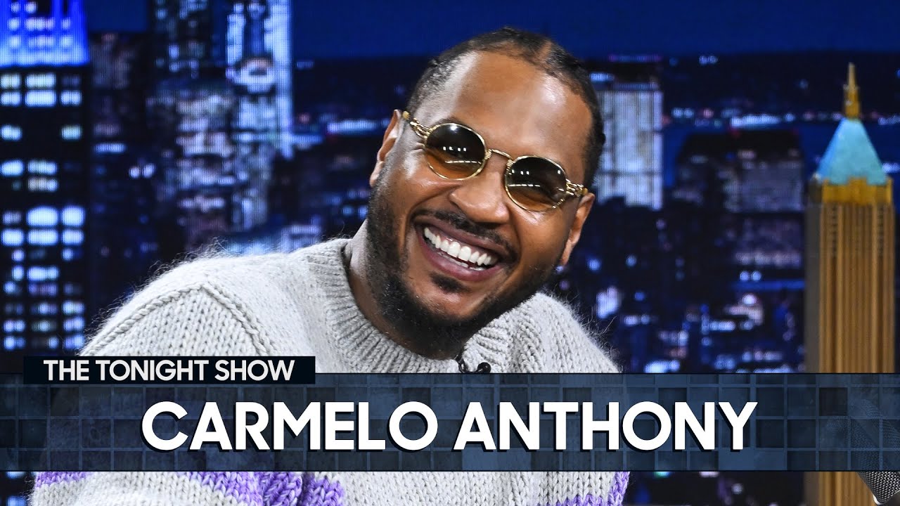 Carmelo Anthony Talks Viral Dwyane Wade Statue & Watching LeBron James and Steph Curry Win in Paris