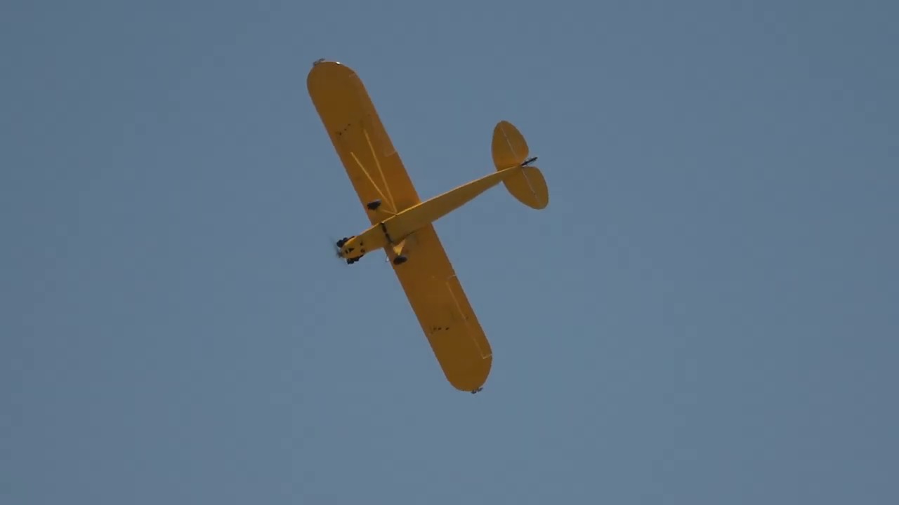 Eric Tucker J-3 Cub aerobatics Planes of Fame Airshow 2019