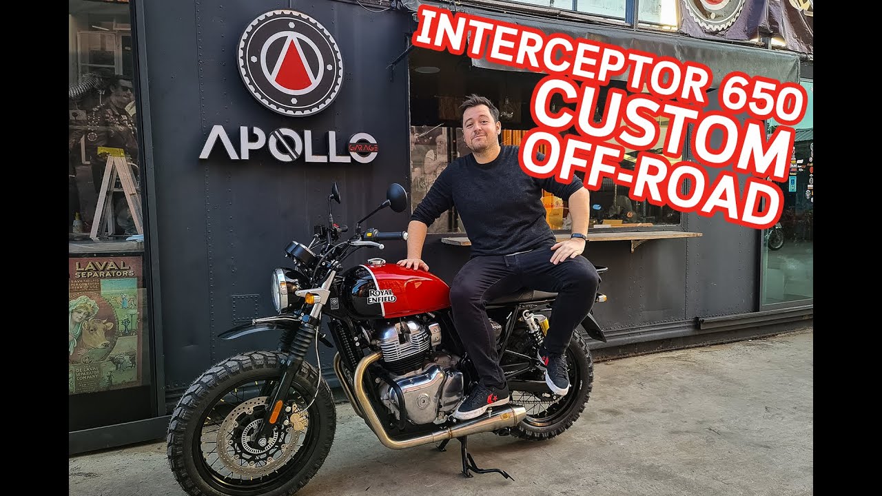 Customizing my Royal Enfield Interceptor 650 for OFF-ROAD!