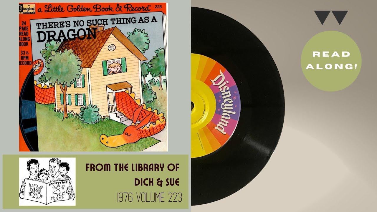There's No Such Thing as a Dragon (1976) | A Little Golden Book and Record 223 | Read-Along Record