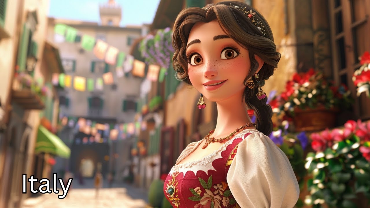 Asking AI to Generate Countries as Disney Princesses