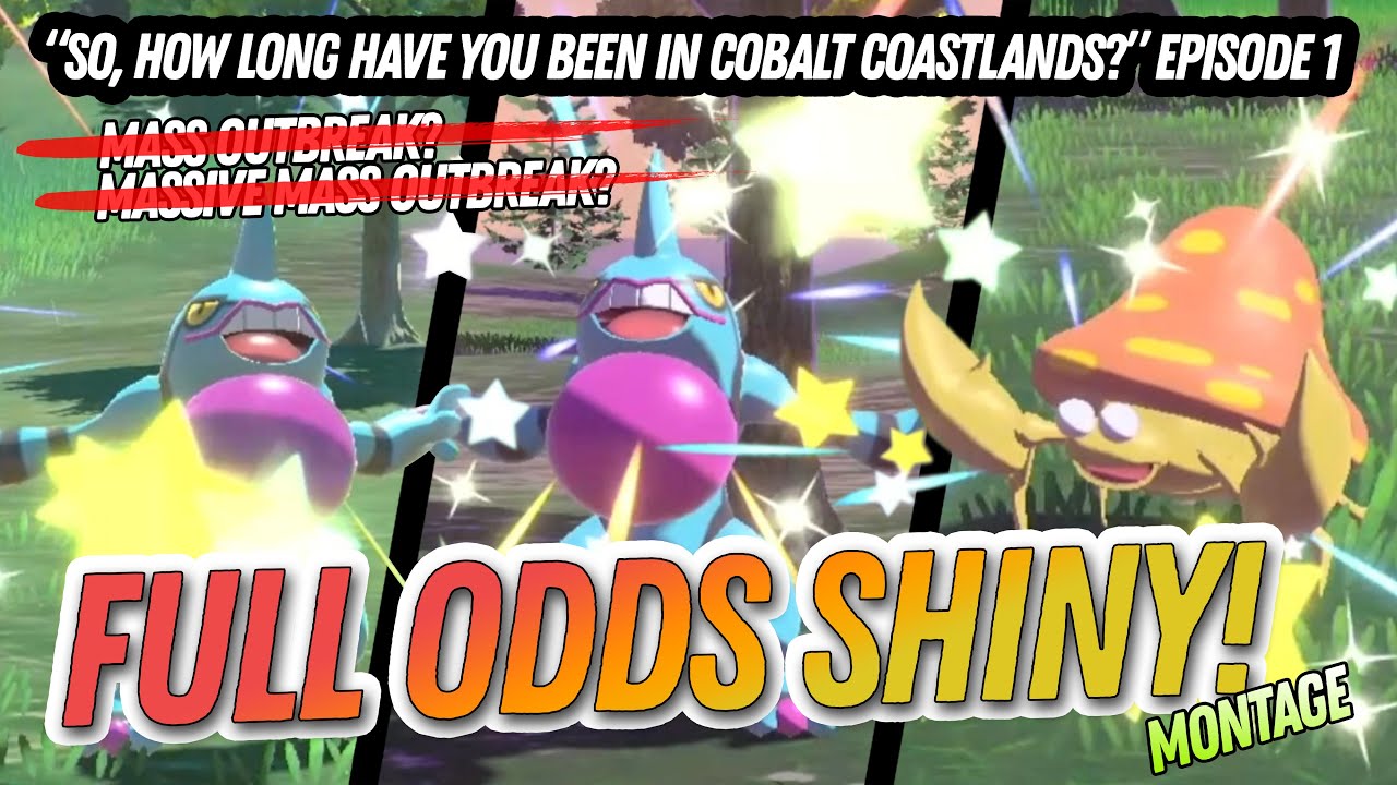 Pokemon Live Shiny Hunting Montage: Full Odds Toxicroaks and Parasect