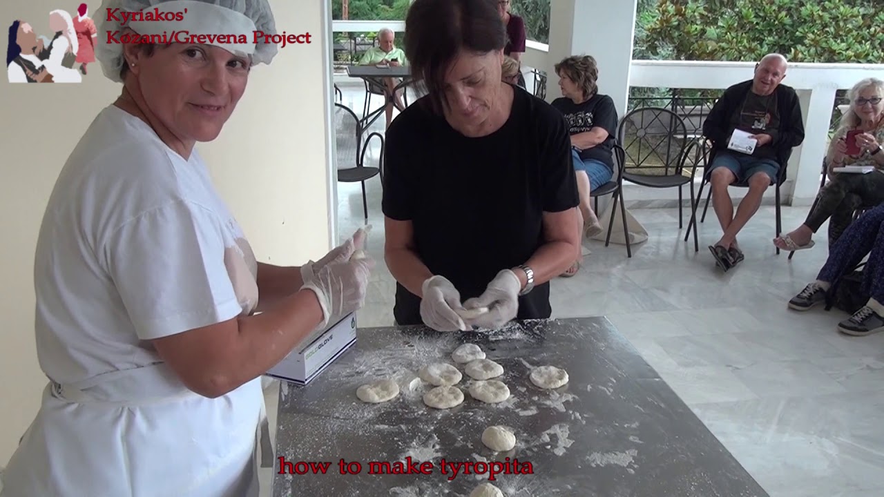Cooking the best traditional tyropita!