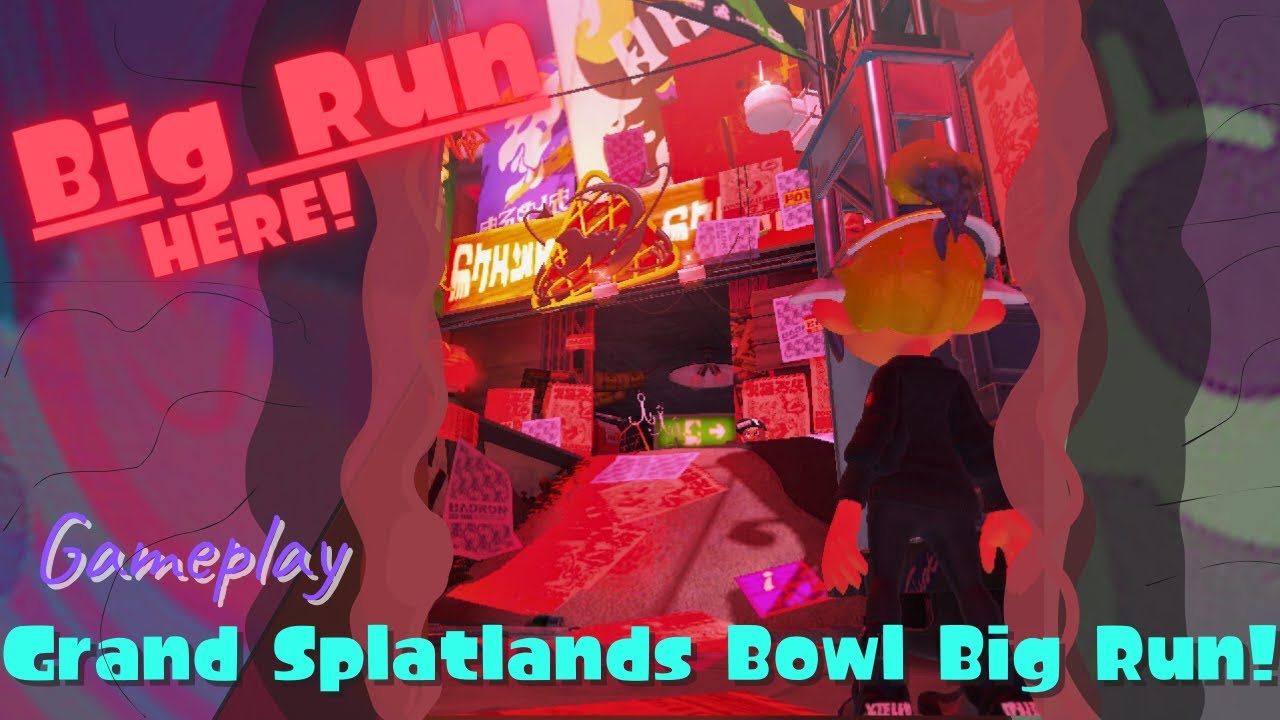 BIG RUN on the new Grand Splatlands Bowl Salmon Run stage! - Splatoon 3