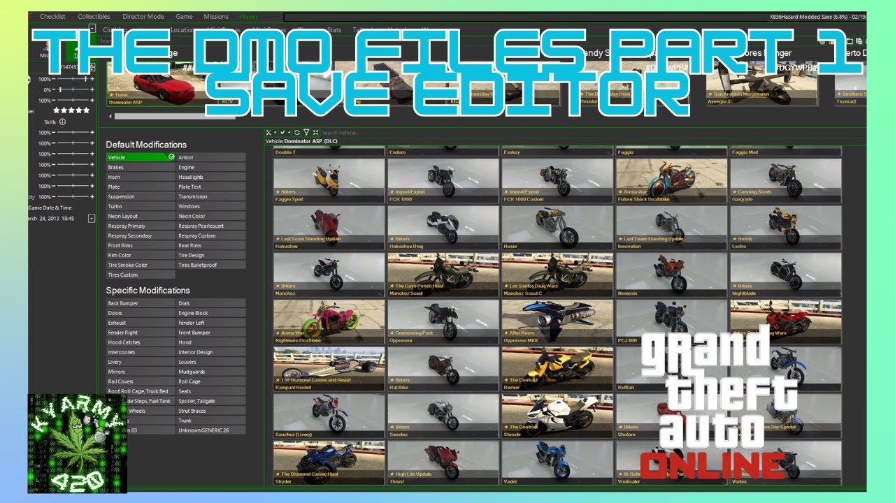 🚨🚨 GTA 5 - The Dmo Files Pt 1 - Редактор сохранений #ps4 #gta5 #dmo