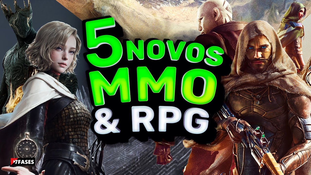 5 Novos MMO / MMORPG e RPG online grátis e pagos para PC 2025 P2 | 7 Fases