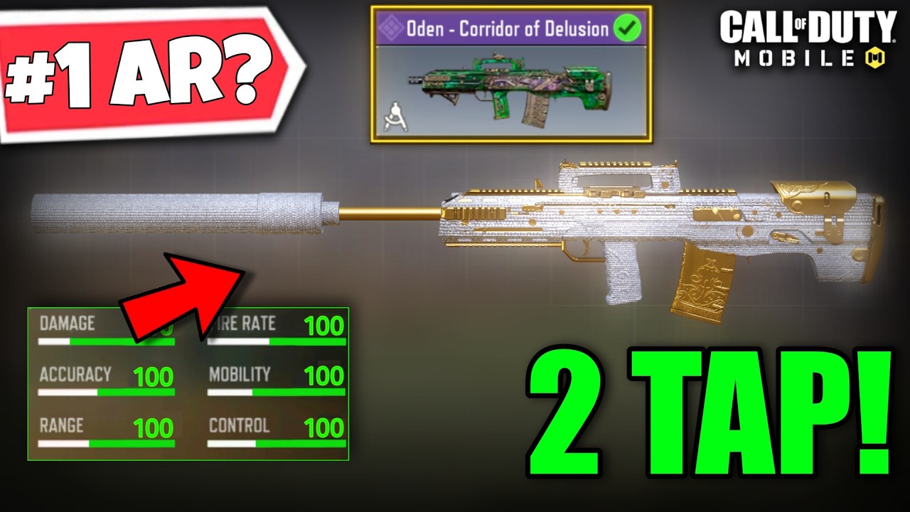 *2 SHOT* ODEN Best Gunsmith Build! ODEN Best Attachments CODM | Best ODEN Loadout CODM