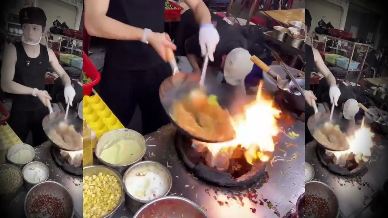Street Food Scene Highlights in China | Real Flavors, Hardworking Vendors & Urban Heat