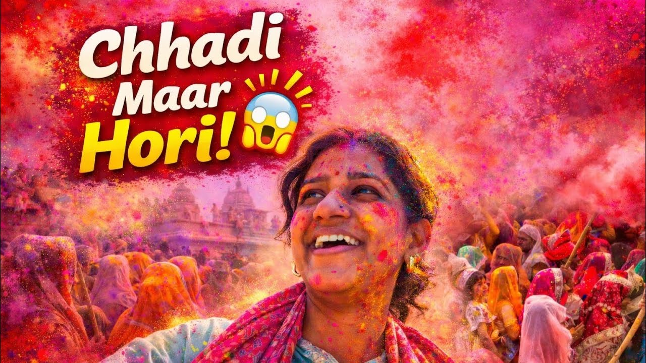 Braj Ki Chhadi Maar Hori in Gokul | Traditional Holi Celebration Vlog 2026 #BrajHoli